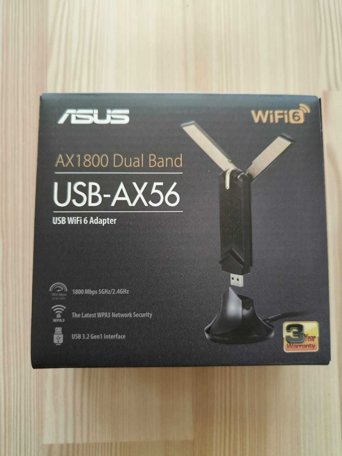 Adaptor Wireless ASUS USB-AX56 AX1800 Dual-Band Wi-Fi 6 Garantie