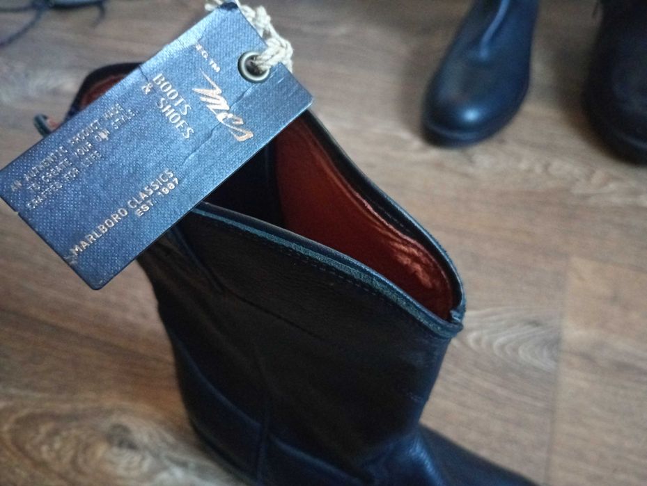 Cizme moto din piele