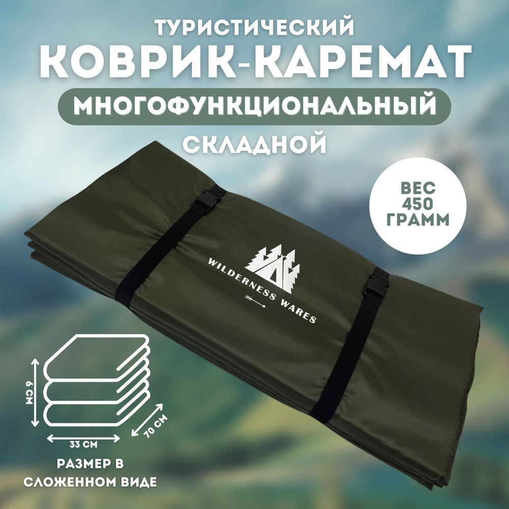 В Палатку. Карематы гармошка. Полы тёплые. Матрасы. 180×90×1,2.