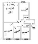 Срочно продаю свою квартиру . Юнус Абад 3 кв, 5/4/4.