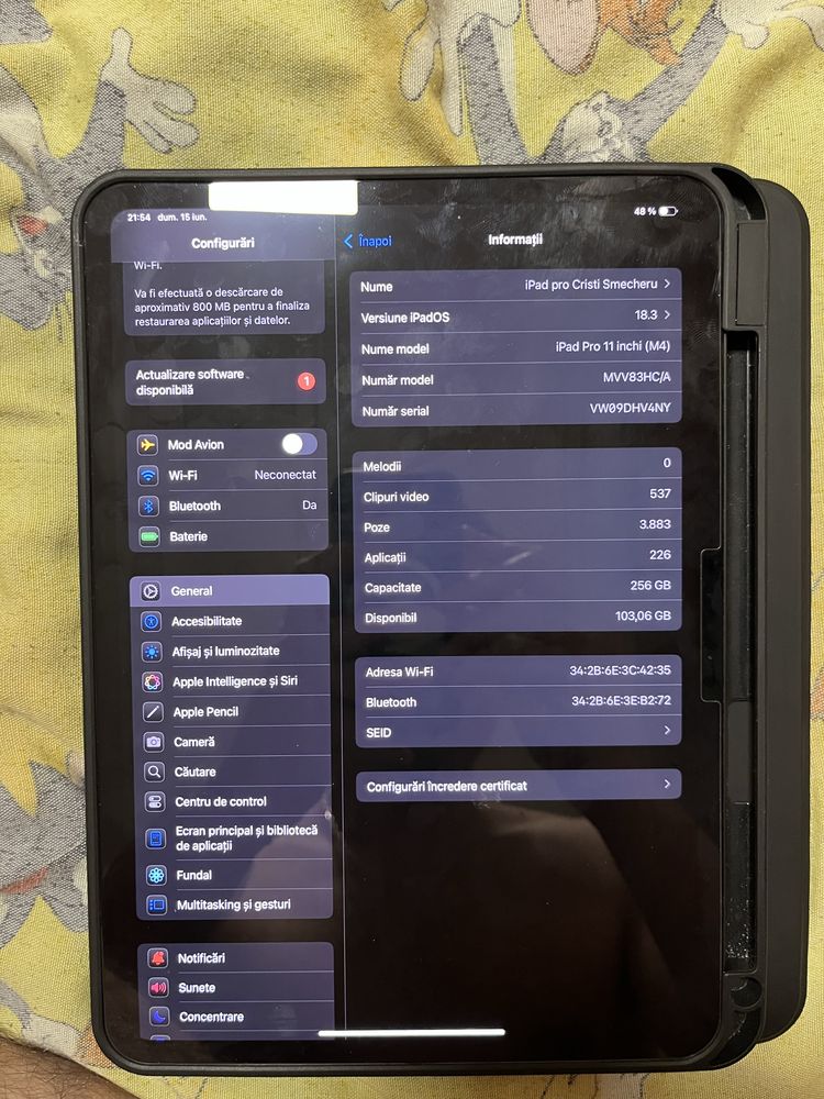 Vand Ipad pro M4