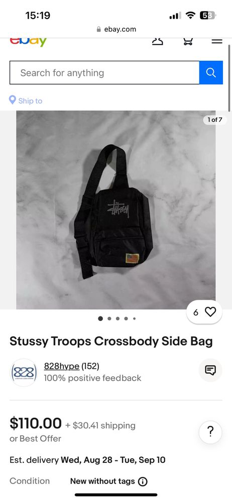 Чантичка Stussy НОВА!!!