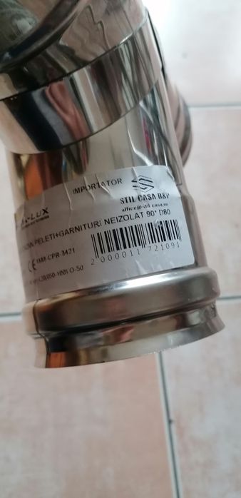 Văd teu inox si capac condens nou.