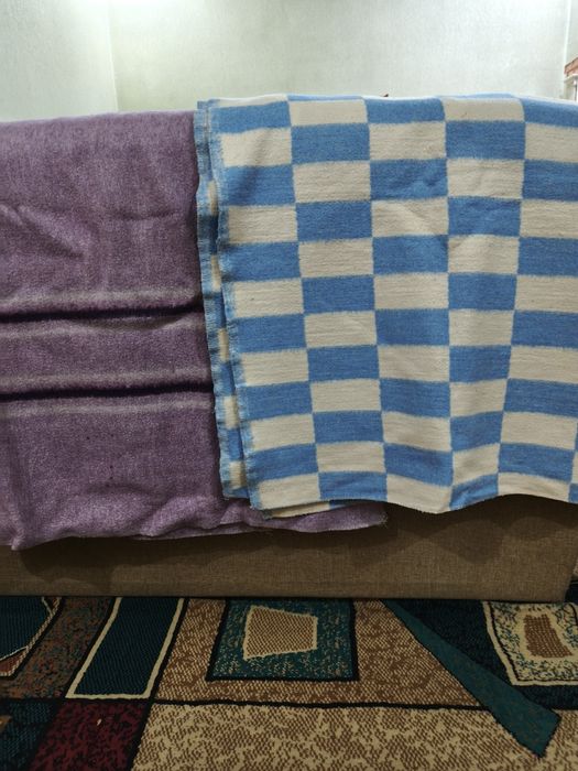 Одеяла шерстяные, производство СССР. 3 шт.