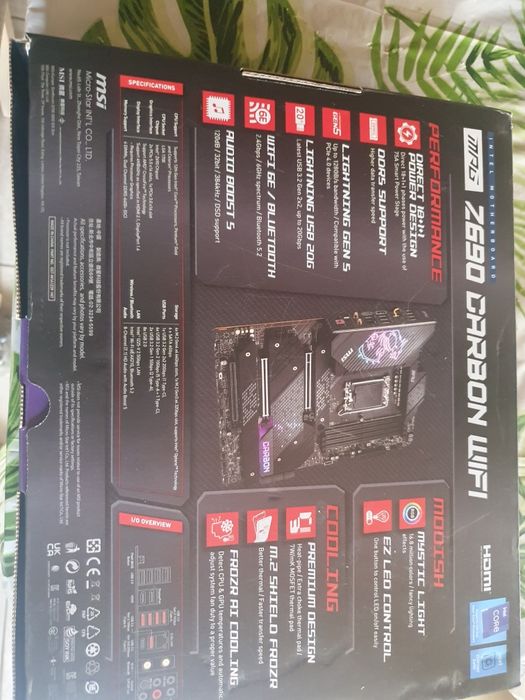 Placa de baza msi mpg z690carbon wifi