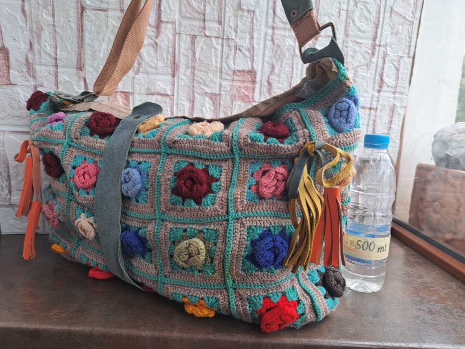 дамска чанта ,плетена торба