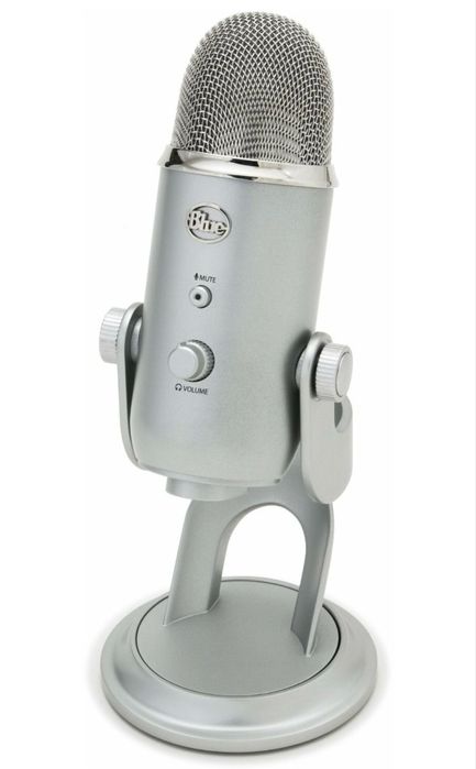 Микрофон Blue Yeti серебристый оригинал
