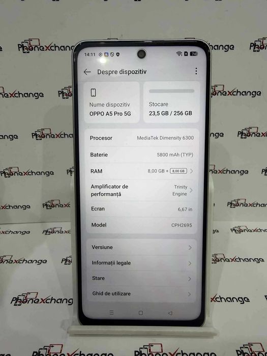 Oppo A5 Pro 5G    256/8GB