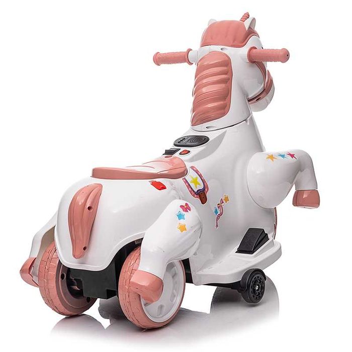 Tricicleta electrica pentru copii, Kinderauto Poney 40W 6V Pink Pal