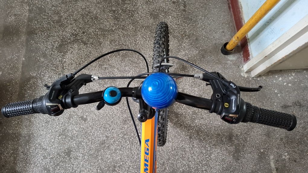 Bicicleta copii Omega Gerald 24" albastru/portocaliu