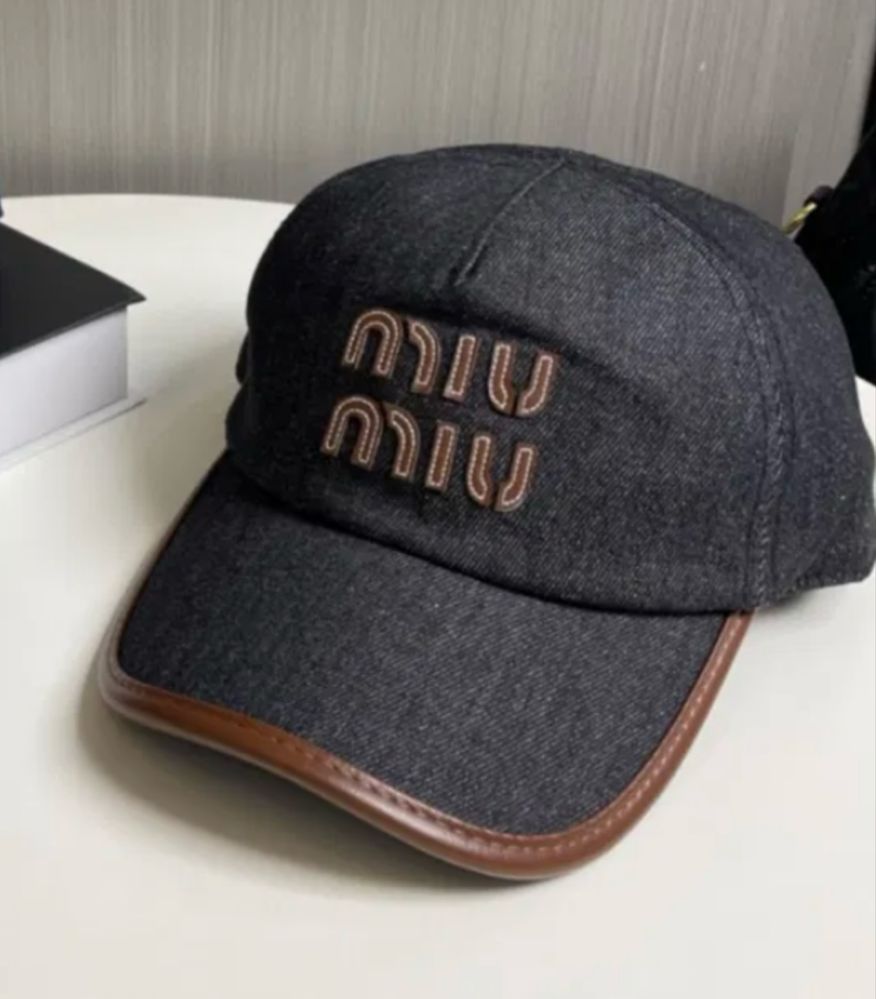 Дънкова Шапка miu miu