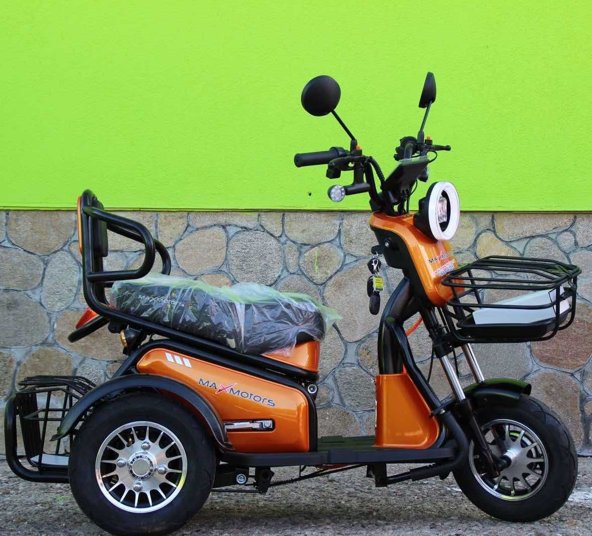 Двуместна електрическа триколка Max Motors PUDDING 1500W