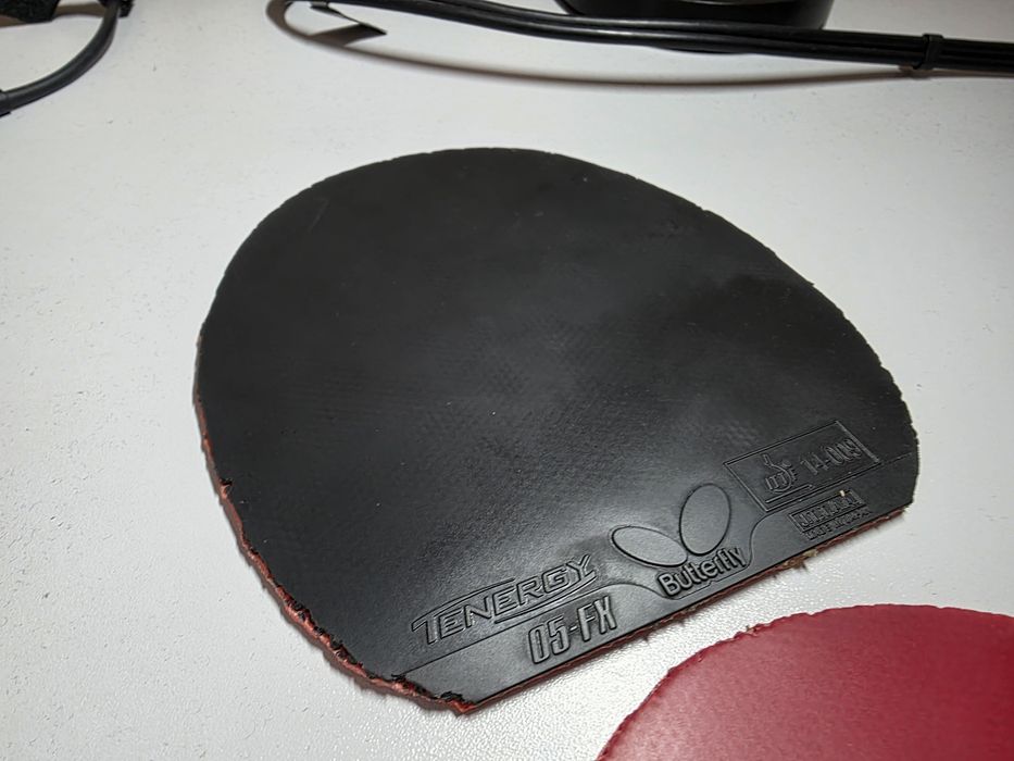 Față Tenis de Masa Tenergy 0.5FX 2.1mm Negru