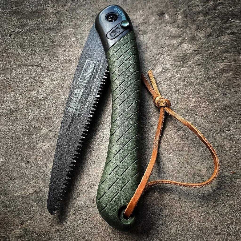 Сгъваем лозаро-овощарски трион + нож BAHCO LAP-KNIFE