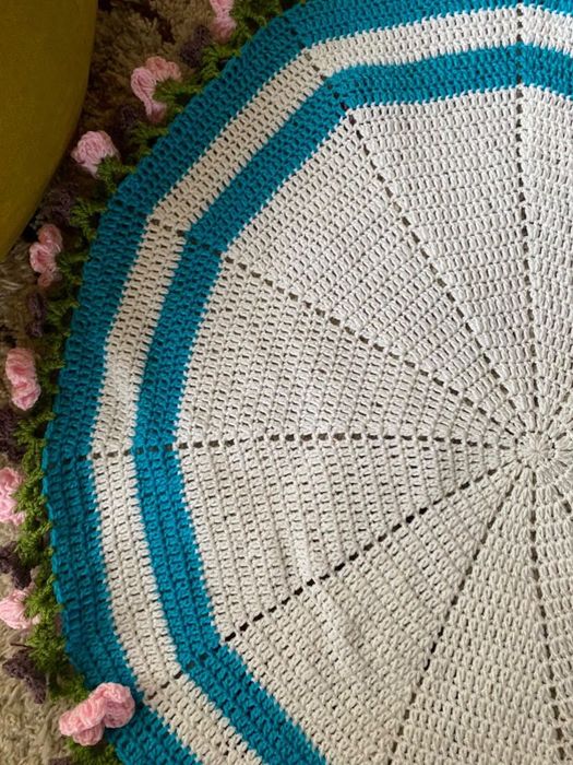 Fata de masa/paturica bebelusi tip buchet de flori