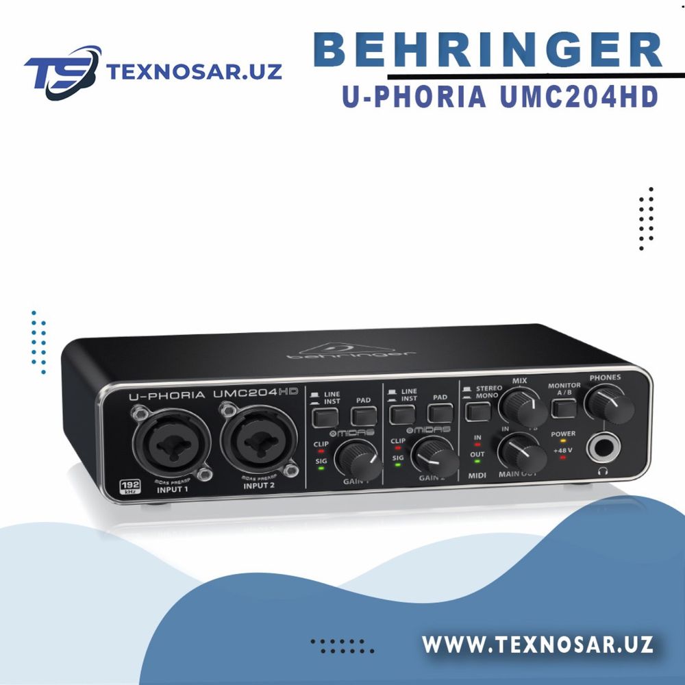 BEHRINGER Звуковой карта в большом ассортименте !!!