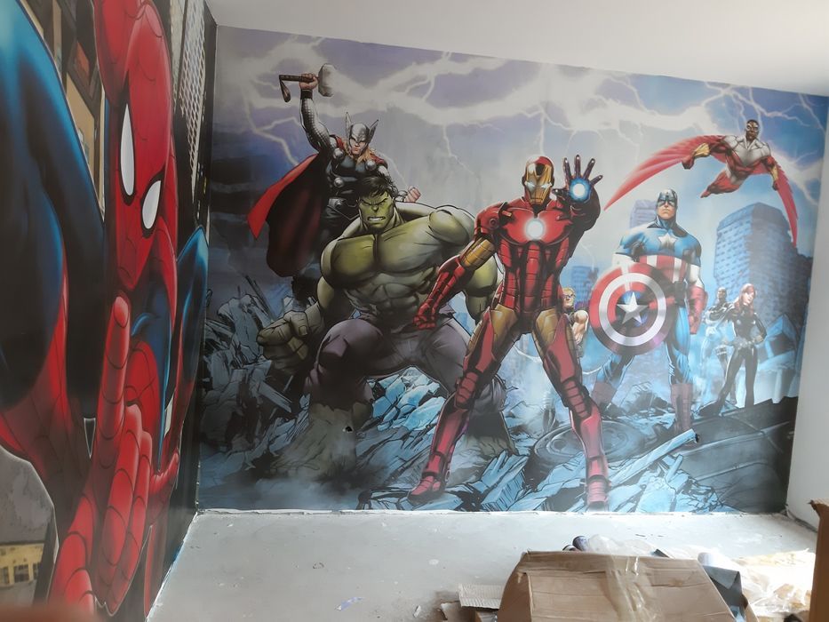 Montaj de tapet si baghete de polistiren