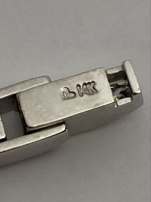 Bratara aur alb cu diamante 3.75ct