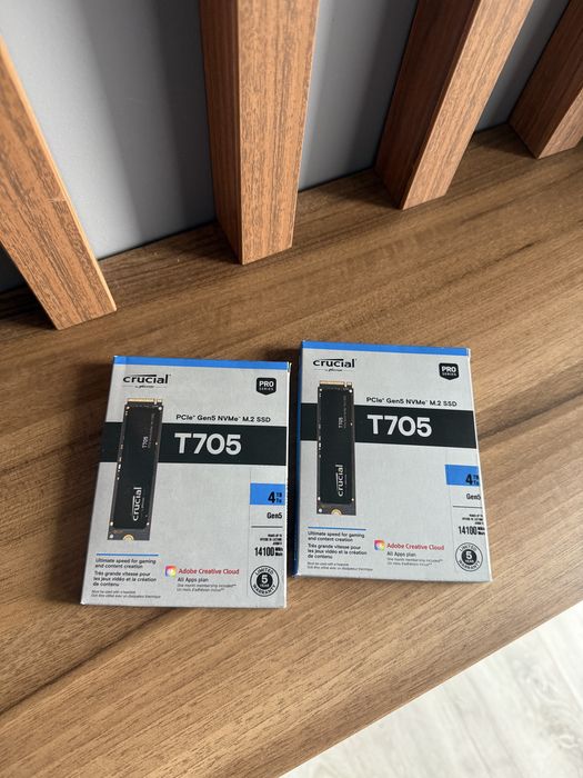 SSD Crucial T705 4TB - Noi - Sigilate