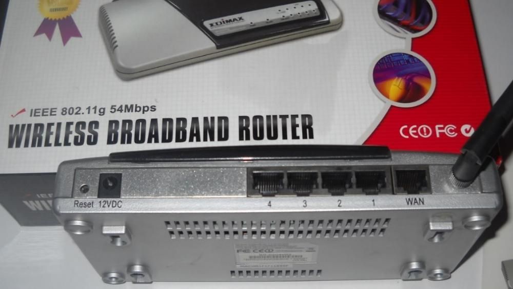 Router Wireless EDIMAX model MODEL BR-6204WG, folosit, la cutie