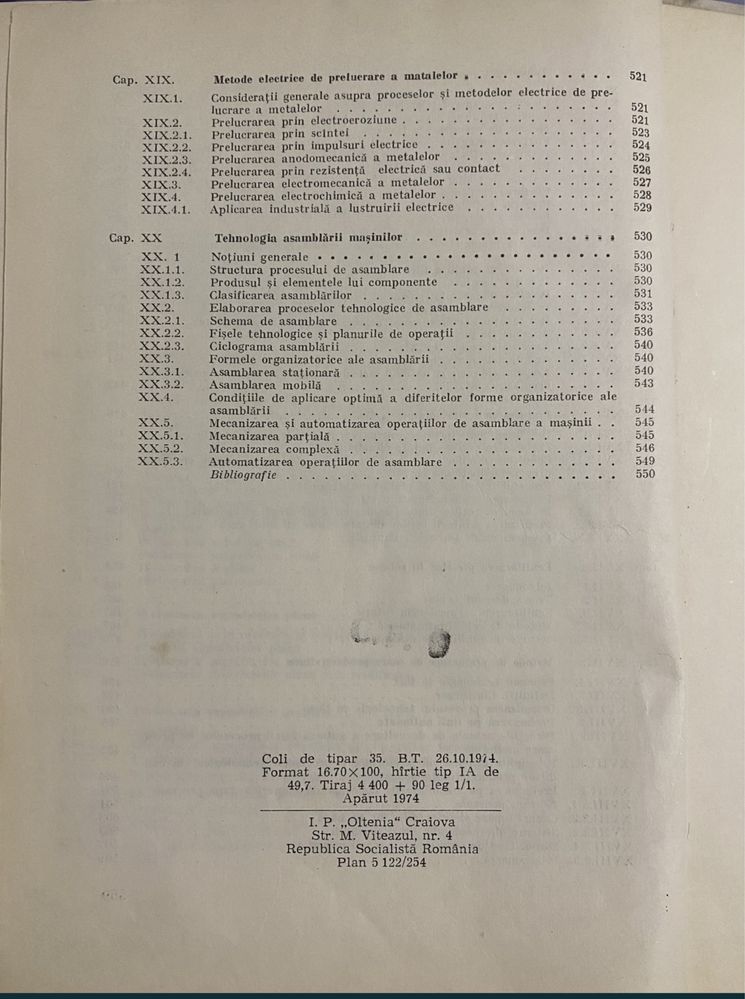 Tehnologia Construcției De Mașini - Constantin Picoș, EDP, 1974