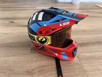 Casca moto enduro/cross LS2 + ochelari Dragon