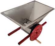 Zdrobitor struguri manual ZSM-50S cu agitator cuva INOX 50 L NOU