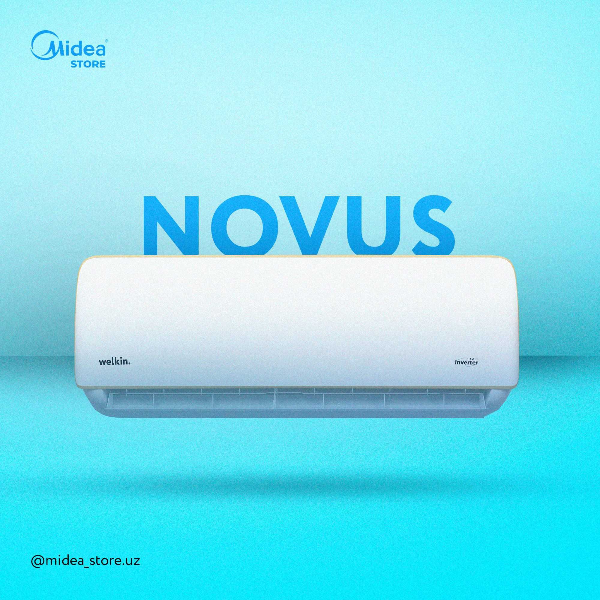 Aksiya, konditsioner/кондиционер Welkin NOVUS 12 INVERTER/Low voltage