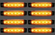 1 бр. LED ЛЕД габарити светлини за кола камион бус тир  6 цвята 12-24V