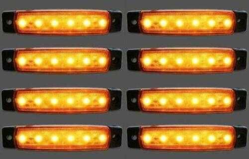 1 бр. LED ЛЕД габарити светлини за кола камион бус тир  6 цвята 12-24V