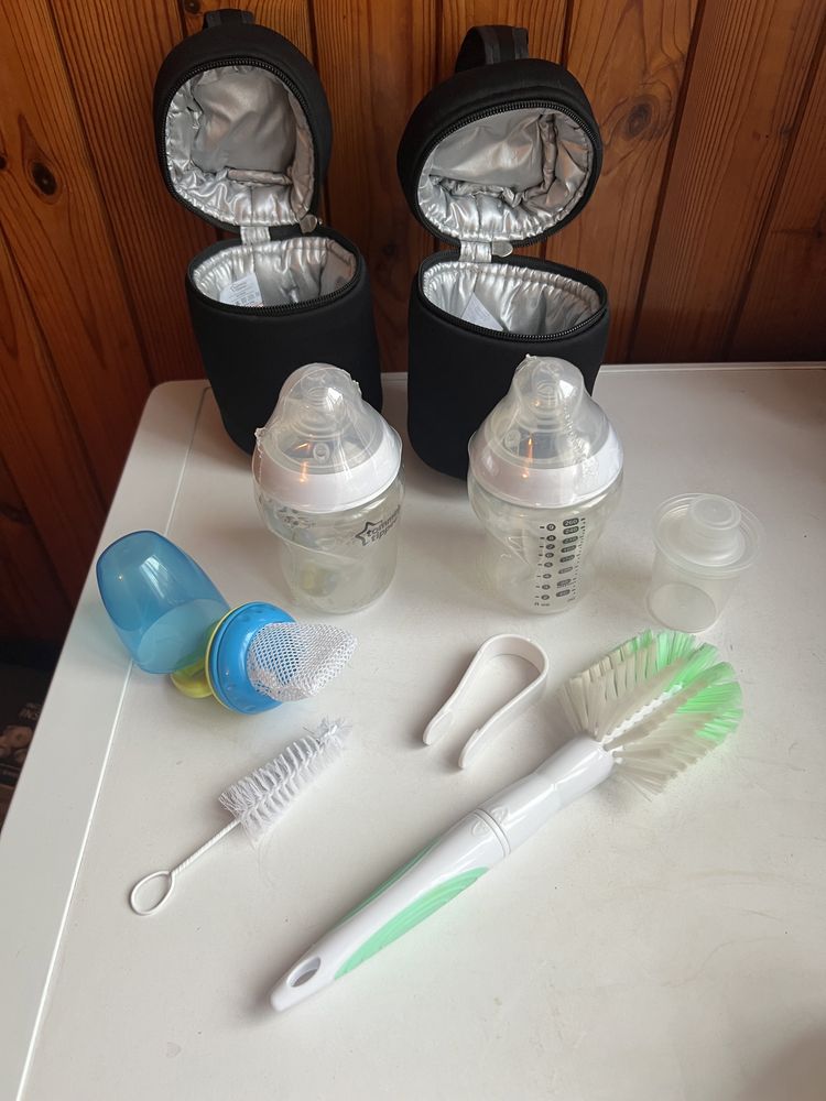 Tommee Tippee комплект за хранене - помпа, стерилизатор и шишета