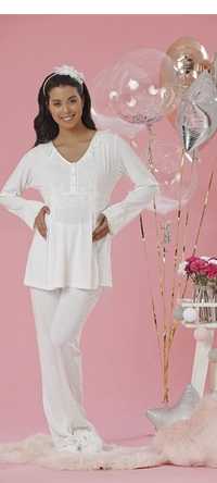 Луксозна дамска пижама за бременни, кърмачки и кърмачки 38 размер