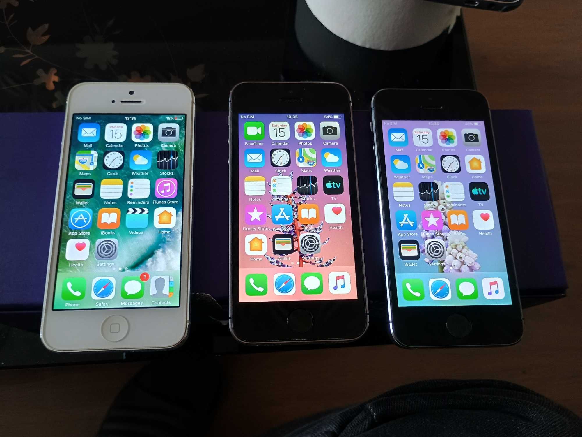 Комплект Iphone 5 / 5S мн запазени, първи собственик