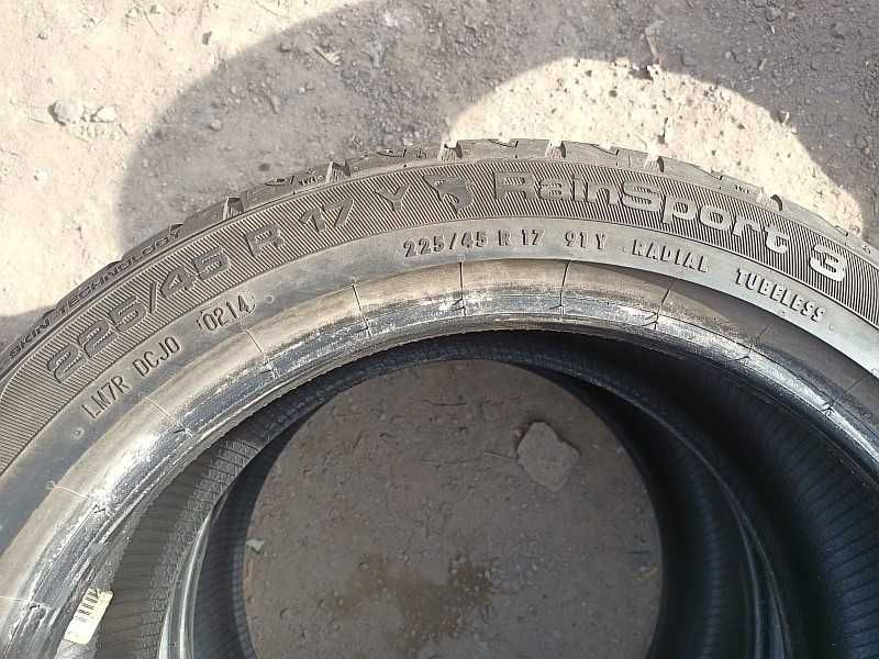 Шины 225/45 R17 - "Uniroyal RainSport 3" (Германия), летние.