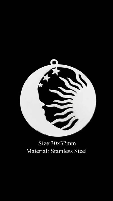 Pandant argint Tectita aurie libiana bruta + pandant talisman