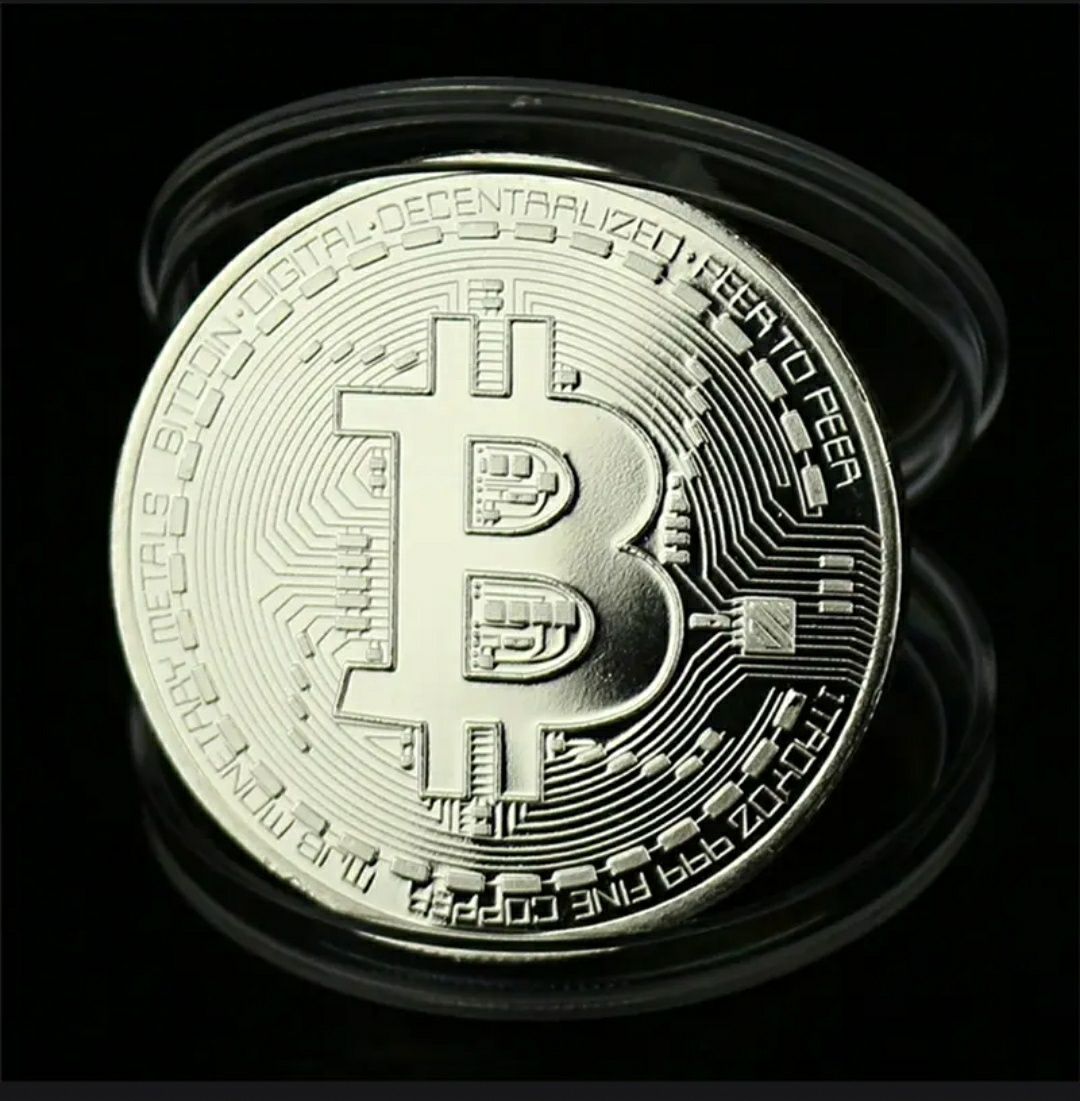 Bitkoin suviner tangalar Биткоин сувинер монеты Bitcoin