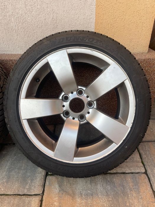 Jante BMW style 138 122 cu anvelope iarna DUNLOP 225 45 r17