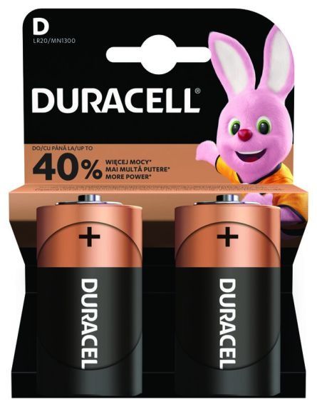 Батерии Duracell BASIC D2 4 броя
