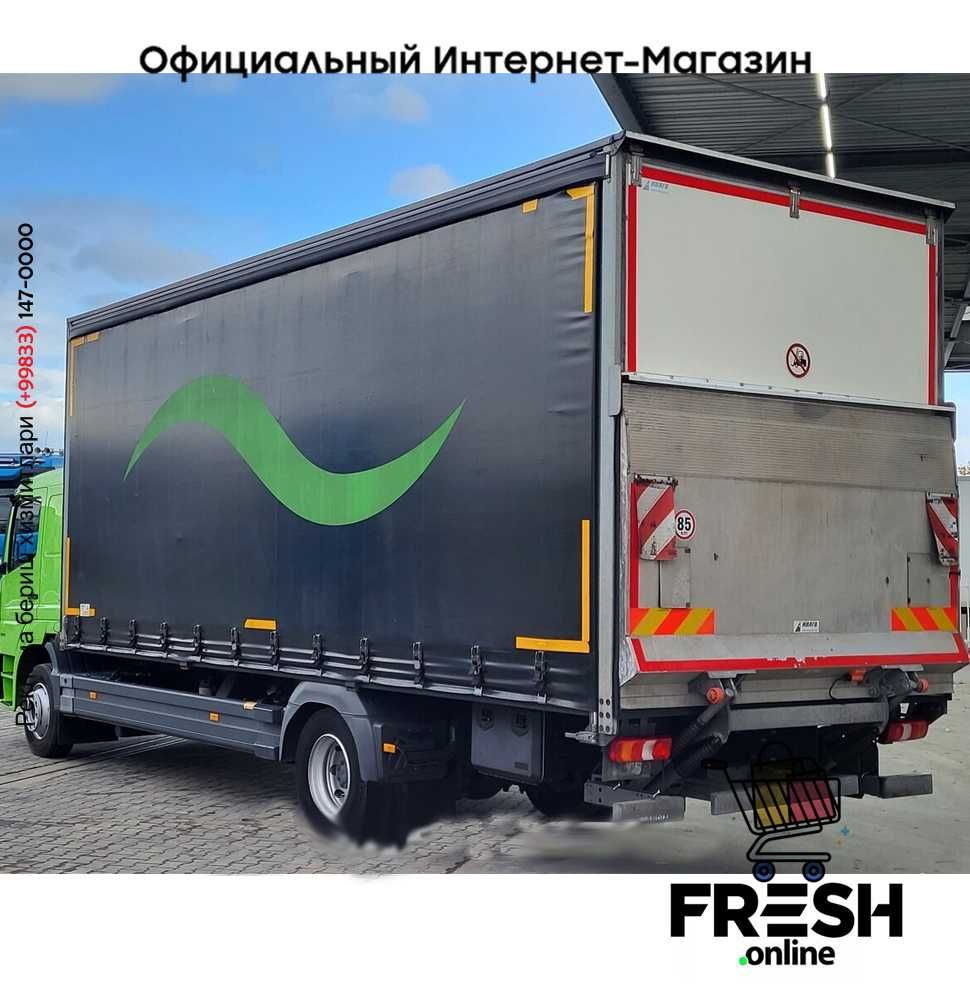 Mercedes Atego 1218 4X2 Шторки грузовик