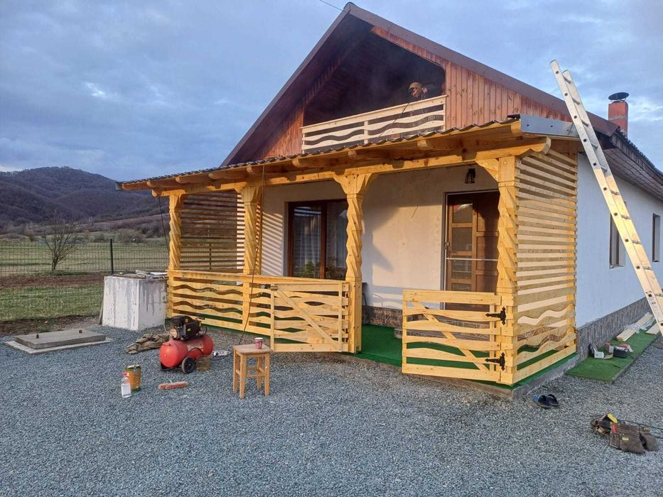 Foisor,terasa,lemn masjv