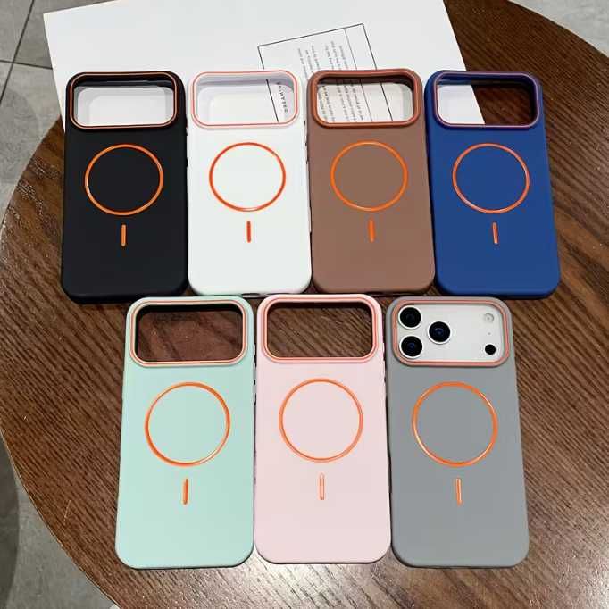 Husa silicon slim, 2 tones - iPhone, diverse culori