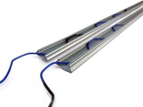 Profil metalic folie solar(bagheta folie solar)cu sarma plastifiata