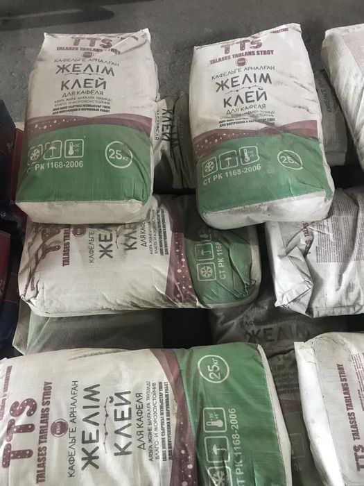 Клей кафельный и газоблочный TTS