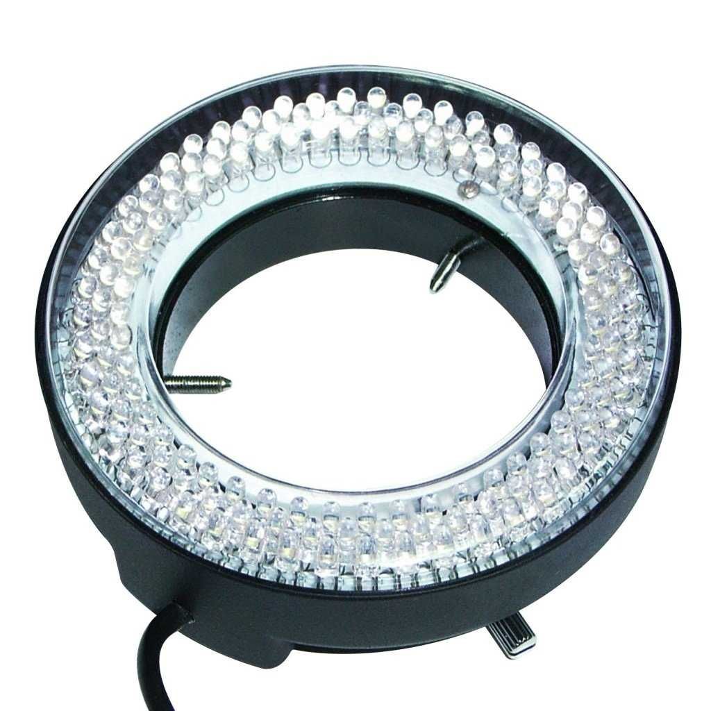 Пръстеновидна лампа за микроскоп и камера с 144 LED крушки