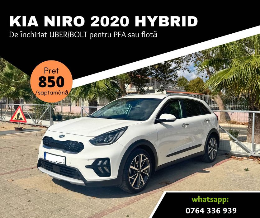 Închiriez masini Uber/Bolt Kia Niro Hybrid 2020