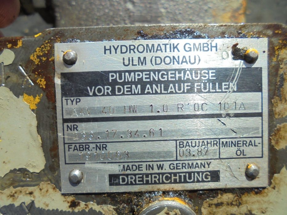 Pompa Hydromatik A4V40HW1