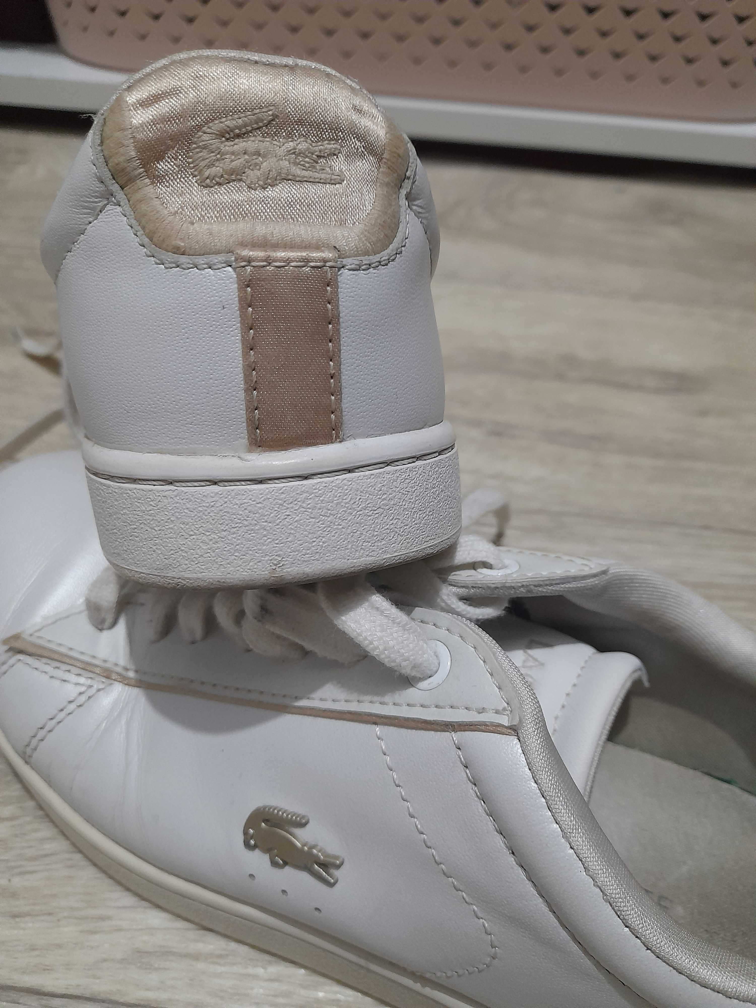 Sneakers Lacoste,piele naturala,nr.38, 50 lei