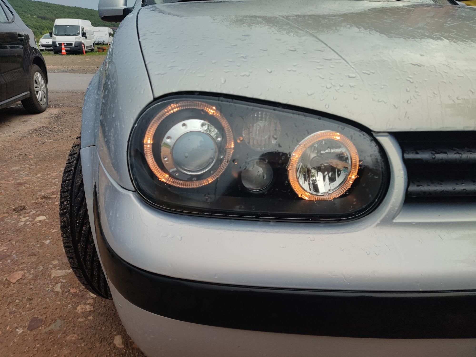 Фарове Голф DEPO Angel Eyes за VW Golf 4