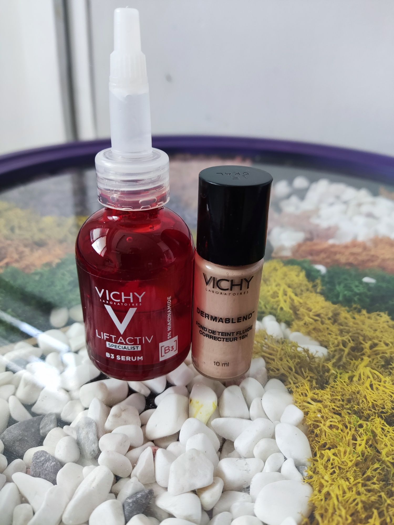 Vichy серум за пигментни петна и фон дьо тен