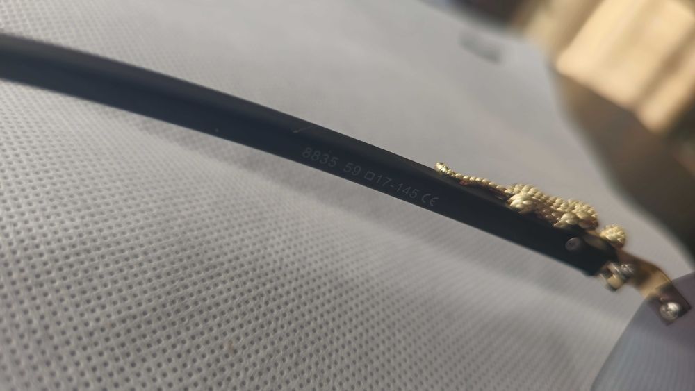 Ochelari de soare Cartier Rimless 8835 lentila degrade